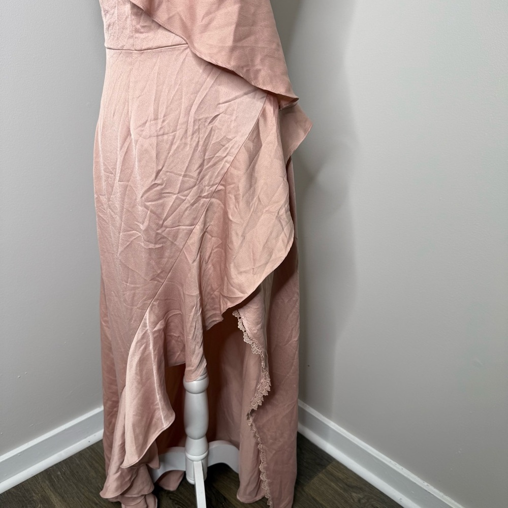 Gianni Bini Asymmetrical Pink Dress - Picture 4 of 8
